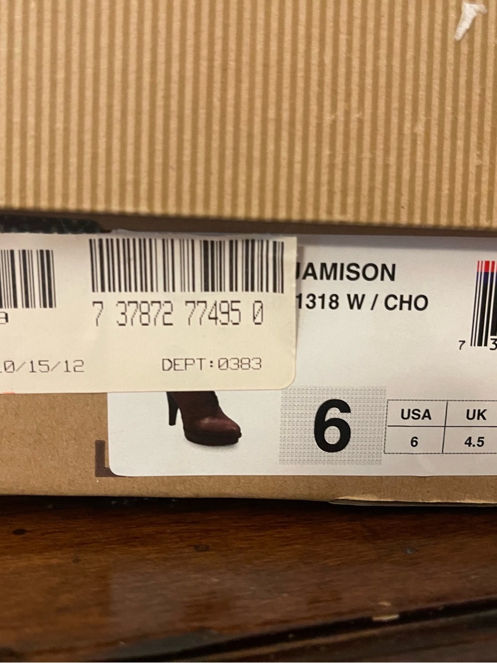 UGG Jamison Brown Leather Shearling-Lined Ankle Booties - Picture 9 of 9